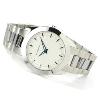 Skyline Swiss Quartz Watch, White Dial With Stainless Steel Bracelet