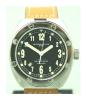 Thunderbolt Automatic Watch, Black Dial With Leather Strap