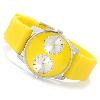 Spy 2 Dual Time Watch, Yellow Face With Rubber Strap