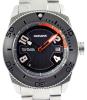 Aqualuna Gray Divers Watch, Grey Dial With Stainless Steel Bracelet