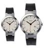 Arte Quartz Watch, White Dial With Rubber Strap