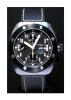 Thunderbolt Automatic Chronograph, Black Dial With Black Leather Strap