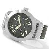 Antiforce Swiss GMT Watch, Green Numerals With Leather Strap