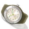 Ameoba Swiss GMT Watch, Green Case With Rubber Strap