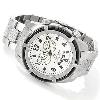 Naval Swiss Chronograph, Silver Dial With Stainless Steel Bracelet