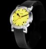 XE 5000 "Minutes" Automatic Watch, Yellow Dial With Rubber Strap
