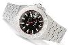 Divemaster Predator Watch, Black Dial With Stainless Steel Bracelet