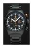 45MM Chronograph, Black Dial With Stainless Steel Bracelet