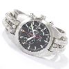 Hydraumatic Swiss Chronograph, Black Dial With Stainless Steel Cuff Bracelet