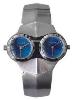 Alien Dual Time Watch, Blue Face, Stainless Steel Bracelet