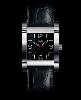 Avenue "Quarter" Automatic Watch, Black Dial With ReptileLook Leather Strap