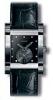 Avenue "Petite Seconde" Automatic Watch, Black Dial With ReptileLook Leather Strap