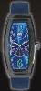 Bananas Tonneau Black Watch, Blue Dial With Leather Strap