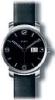 Piccadilly "Big Date" Automatic Watch, Black Dial With Leather Strap