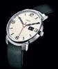 Piccadilly "Big Date" Automatic Watch, White Dial With Leather Strap