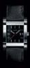 Avenue "Big Date" Automatic Watch, Black Dial With Leather Strap