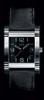 Avenue "Quarter" Automatic Watch, Black Dial With Leather Strap