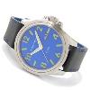 Decoy Watch, Blue Dial / Green Numerals, Leather Strap