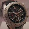 Cititzen Eco Drive Signature Flyback, Black Dial With Leather Strap 