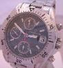 Eterna Super Kontiki Chronograph, Green Dial, Steel Bracelet
