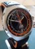 Oris Chronoris, Black Dial With Black Leather Strap