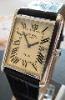 Rotary Elite Silver, White Dial, Black Leather Strap