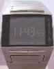 Junghans Mega 1000 Radio Controlled Watch, Black Dial With Bracelet