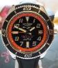 Breitling Superocean 42 Orange Ltd Edition, Black Dial, Leather Strap