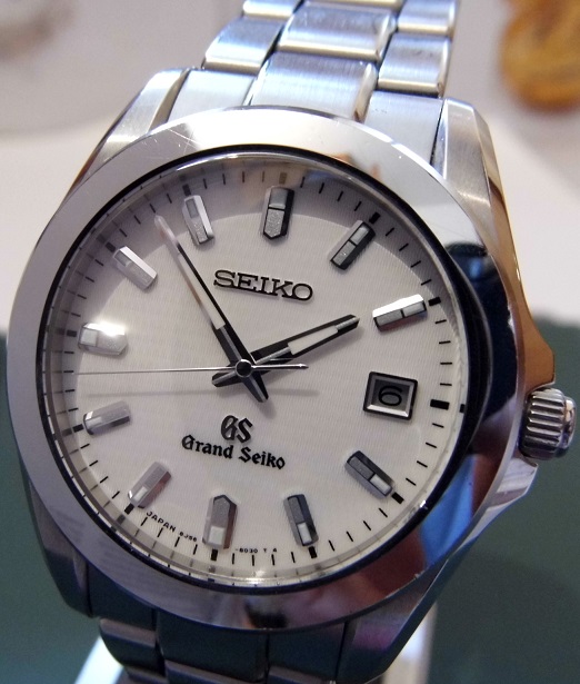 Grand Seiko SBGF017, White Dial, Steel Bracelet