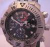 Sector Diving Team 1000 Chronograph, Black Dial, Titanium Bracelet