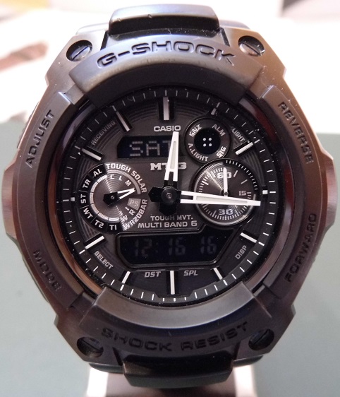 Casio G Shock MTG1500B, Black Dial, Bracelet