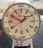 Momo Jet Quartz, White Dial, White Rubber Strap