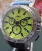 Xemex Concept One Chronograph, Yellow Dial, Rubber Strap
