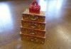 A Louis Vuitton Trunk Christmas Decoration