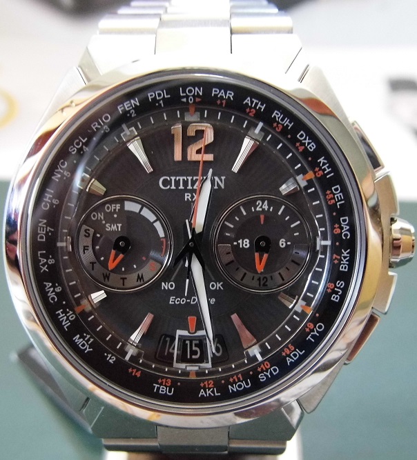Citizen Satellite Wave, Black Dial, Bracelets