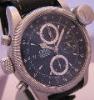 Oris Flight Timer R4118 Ltd Edition, Black Dial, Brown Leather Strap