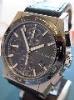 Gucci Pantheon Chronograph, Black Dial With Leather Strap
