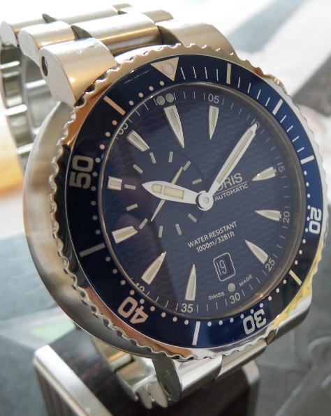 Oris Divers Small Seconds, Blue Dial, Steel Bracelet