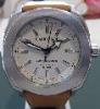 Jeanrichard Terrascope, Silver Dial, Leather Strap