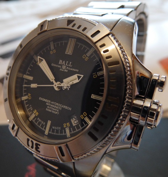 Ball Hydrocarbon Classic, Grey Dial, Steel Bracelet