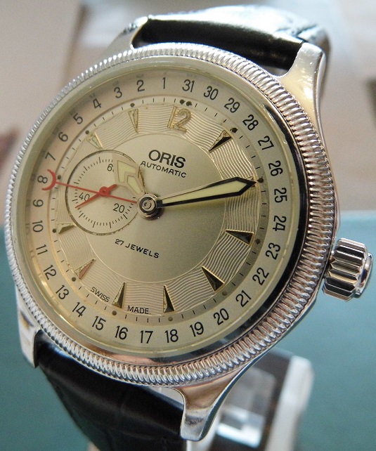 Oris Big Crown Commander, Silver Dial, Leather Strap 