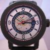 Meccaniche Veloci Ace Cafe, Silver Dial With Leather Strap