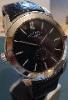 Rotary Revelation, Black / Silver Dial, Leather Strap 