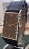Dunhill Wafer Quartz, Black Dial, Leather Strap
