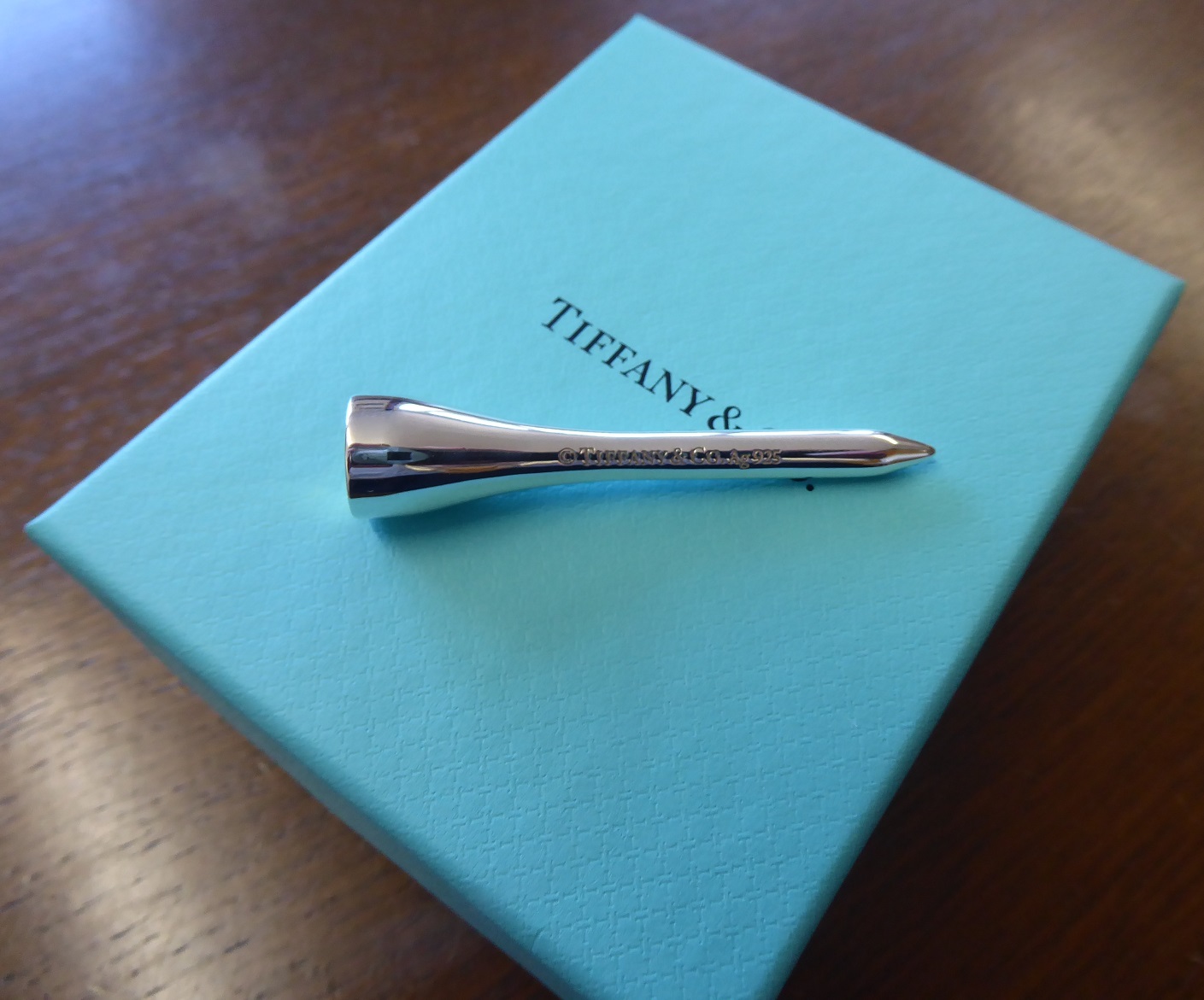 A Tiffany & Co Sterling Silver Golf Tee