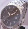 Zodiac Automatic Watch, Black Dial With Steel Bracelet