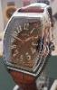 Epos Elegance Automatic, Black Dial, Leather Strap