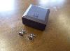Alfred Dunhill Stainless Steel Tartan Cufflinks