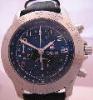 Victorinox Swiss Army FA-18 Chronograph, Black Dial, Leather Strap