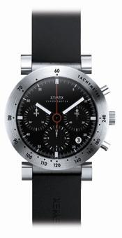 Offroad Automatic Chronograph, Black Dial With Leather Strap